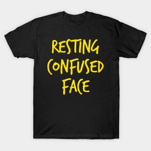 Resting confused face T-Shirt